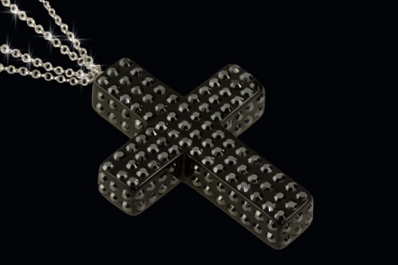 CRUZ LATINA S-art (mit Silberkette /925 rhodiniert)